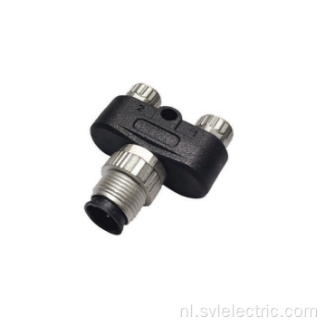 Y-connector M12 naar M8 3-polig